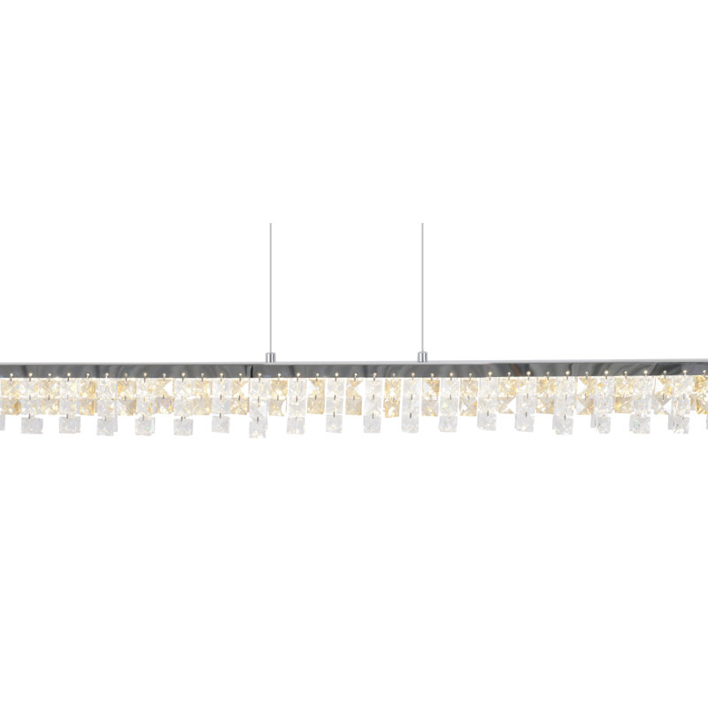 - Light Chrome LED Kitchen Island Pendant