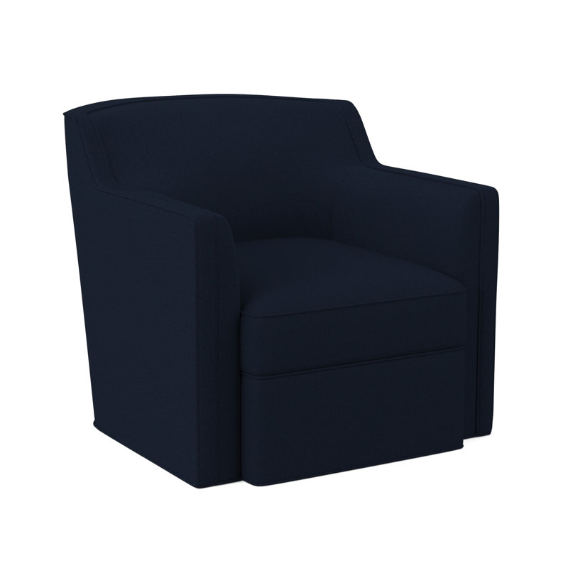 Fauteuil pivotant Camber, Mélange de polyester ébène Margaret