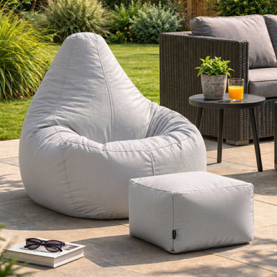 Veeva Recliner Bean Bag Chair & Pouffe