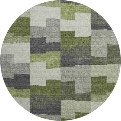Premium Machine Washable Fehr Merlot Rug