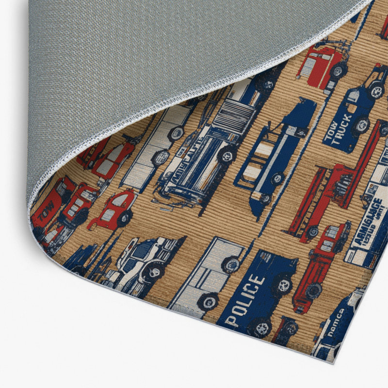 Tapis intérieur et extérieur brun Transport, Rectangulaire 2 pi x 3 pi