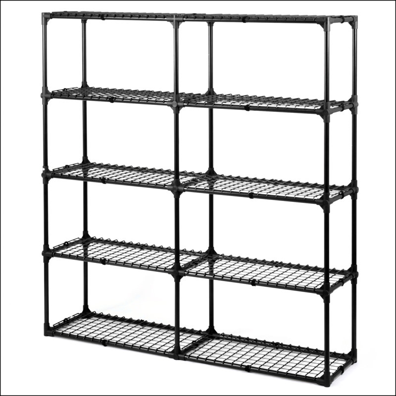 5-Shelf Wire Rack, (5 Shelves) 60"H x 57"W x 14"D