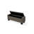 Linen Blend Upholstered Storage Bench