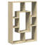 90cm H x 63cm W Geometric Bookcase-105620073