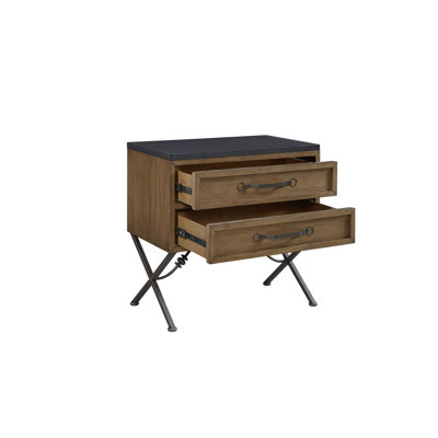 Table de chevet 2 tiroirs