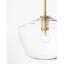 1 - Light Satin Gold Schoolhouse Pendant