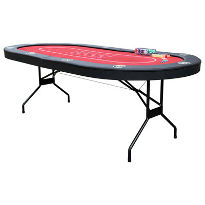 84" Fourth Street Texas Hold'em Poker Table