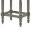 Tabourets de comptoir en bois rustique avec siège rembourré et garniture cloutée (ensemble de 2)-1960460181-1960460180