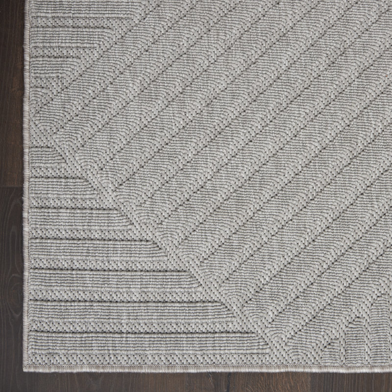Tapis gris Therese, Rectangle 8 pi 10 po x 11 pi 10 po