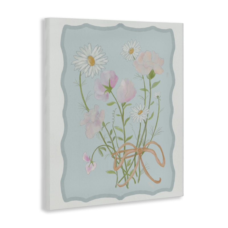 «Spring Cottage Clippings», toile par Leslie Hermosa, H 20 po x l 16 po