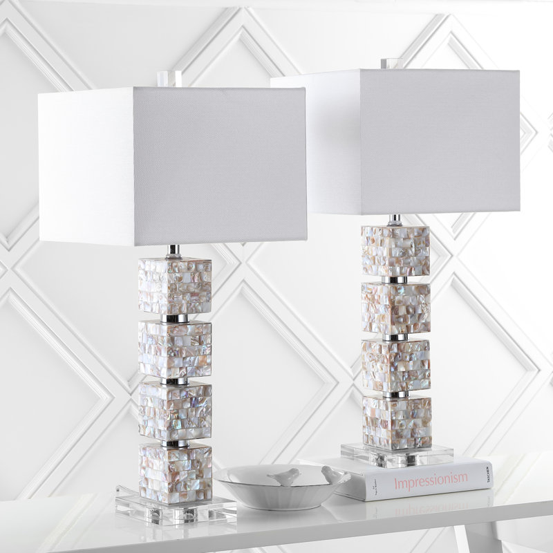 Ensemble de lampes de table grises / métalliques de 30,5 po Virgilina