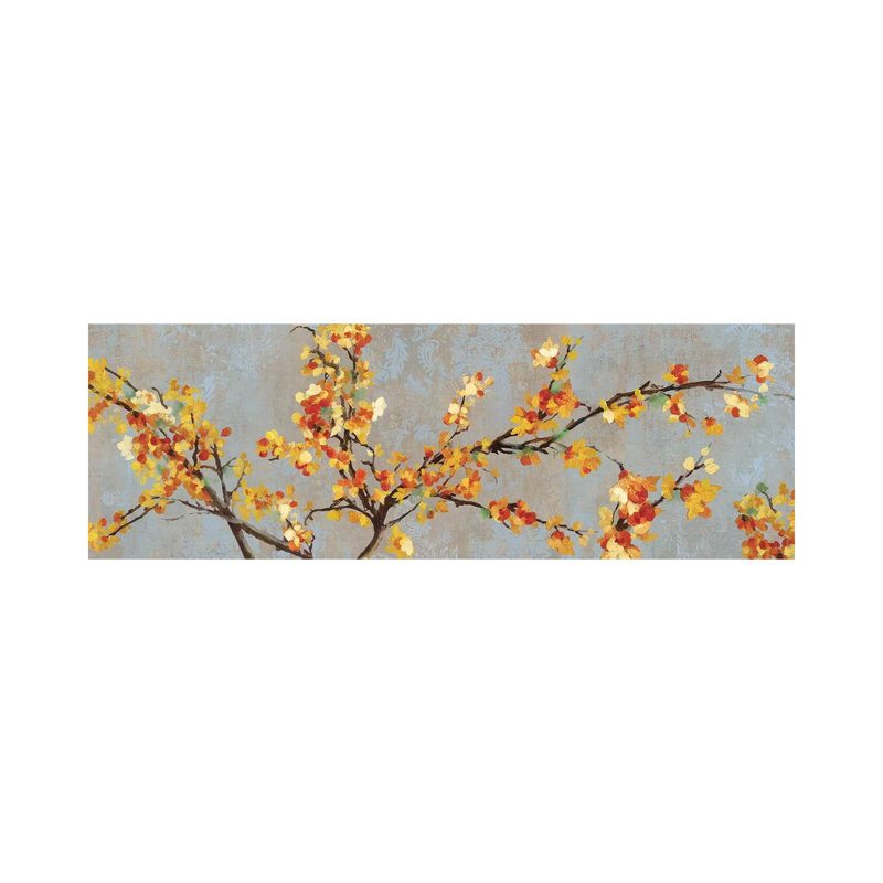 Bittersweet Branch II by PI Studio - Wrapped Canvas Panoramic Painting, 30.48 cm H x 91.44 cm W x 1.91 cm D