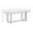 Burr Rectangular Dining Table in Natural
