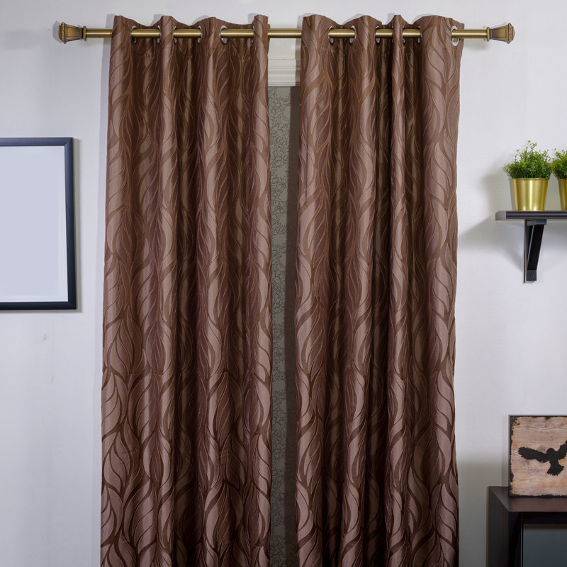 Tringle à rideaux simple 1,125 Clukey, H 3,5 po x l 120 po x P 5,25 po, Antique