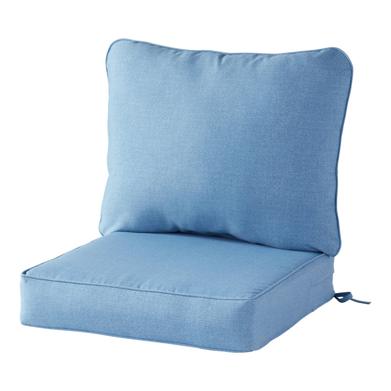 Coussin de siège pour chaise d'extérieur Lester, En jean