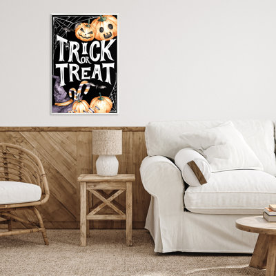 Plaque murale «Trick Or traiter Creepy Traditions», conception par Kim Allen