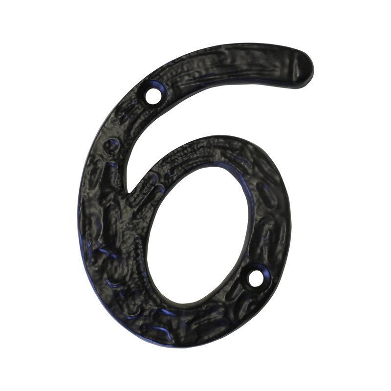 Numéro de maison 3 po, 6