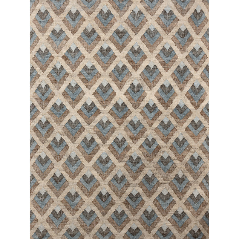 Tapis rectangulaire gris / beige / brun Aquila, Rectangle 9 pi x 12 pi