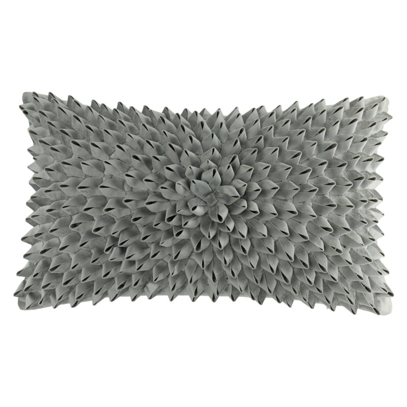  Housse de coussin rectangulaire, Gris
