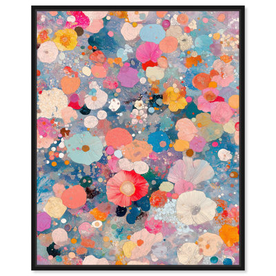 Flowerburst Symphony Canvas Vibrant Floral by