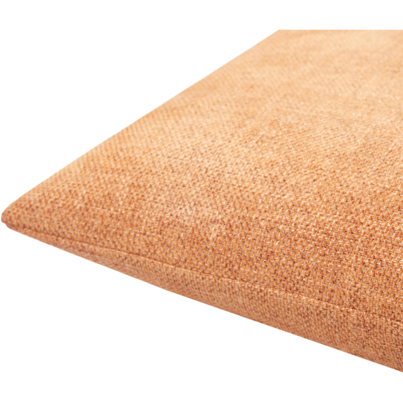 Sajani 20'' Reversible Light Brown Polyester Throw Pillow