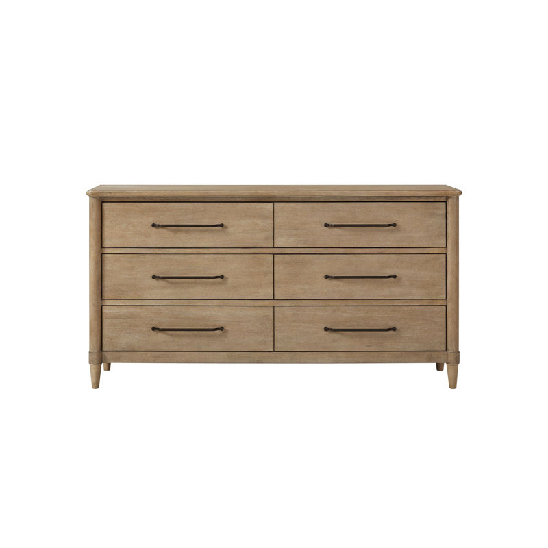 Commode à 6 tiroirs Casual finition sable