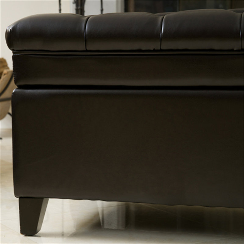 OTTOMAN DE RANGEMENT JULiana (seulement avec repose-pieds)