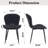 Comfort & Style Leather Upholstered Side Dining Chairs-1846078862