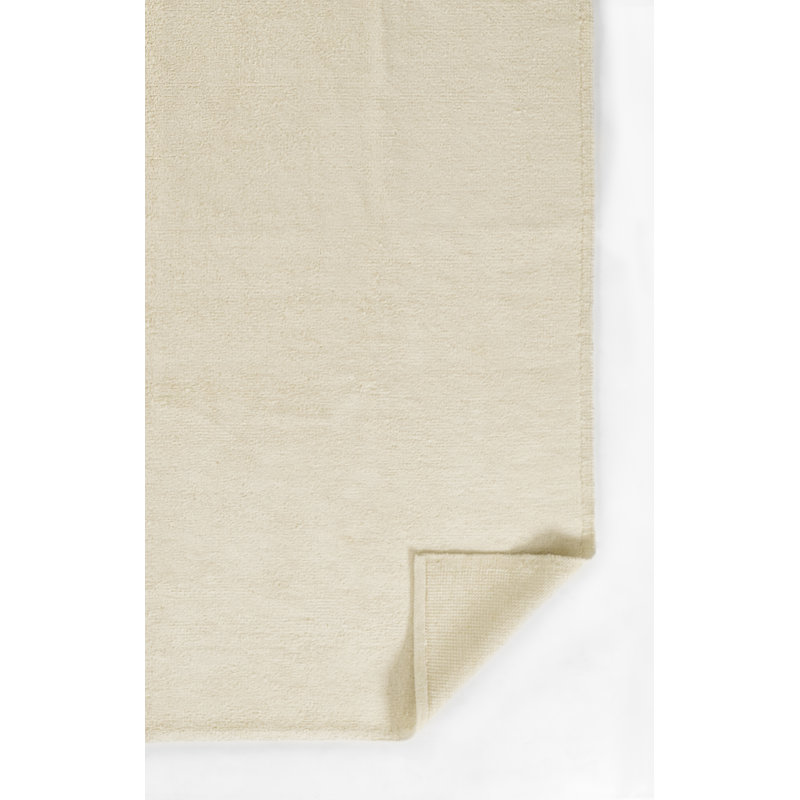Linen Area Rug in Ivory, Rectangle 6'3" x 9'