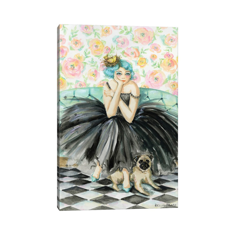 Eloise And George by Bella Pilar - Wrapped Canvas Gallery-Wrapped Canvas Giclée, 101.6 cm H x 66.04 cm W