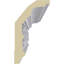 5 1/8"H x 2 7/8"P x 6"F x 94 1/2"L Springtime Crown Moulding