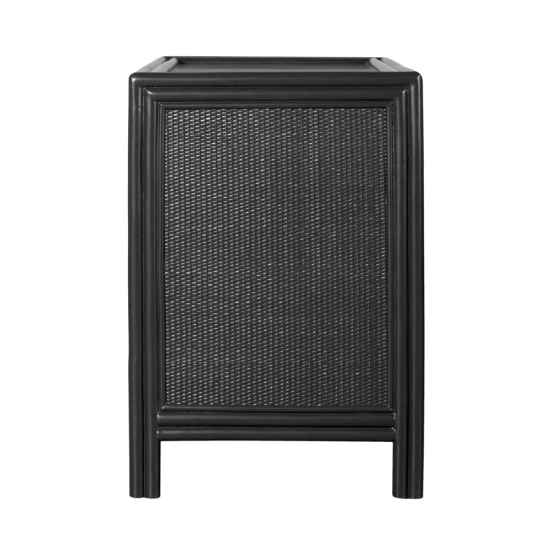 Aruba 1 - Drawer Nightstand, Black