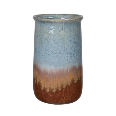 Porte-ustensiles bleu terreux 7,4 po