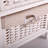 1-Drawer Nightstand with Two Removable Baskets, Storage Bedside Table