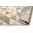 Rubino Modern Geometric White/Yellow Area Rug-1261948691