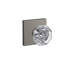 Alexandria Non-Turning Glass Knob with Collins Trim-27776867