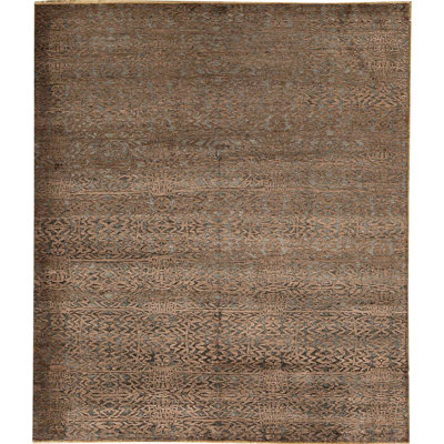 Ikat Area Rug in Brown