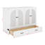 Lit escamotable double avec tiroirs-477907614