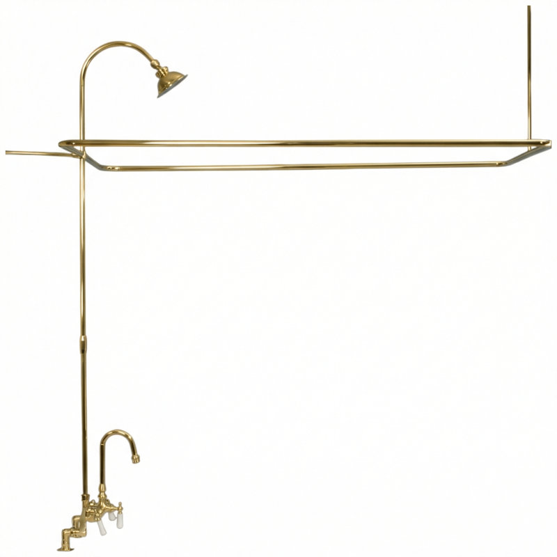 Ensemble de douche Strom Living The Mount, Laiton poli non laqué