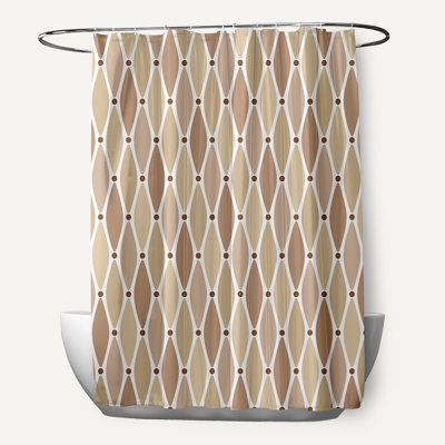 Ludwig Geometric Shower Curtain
