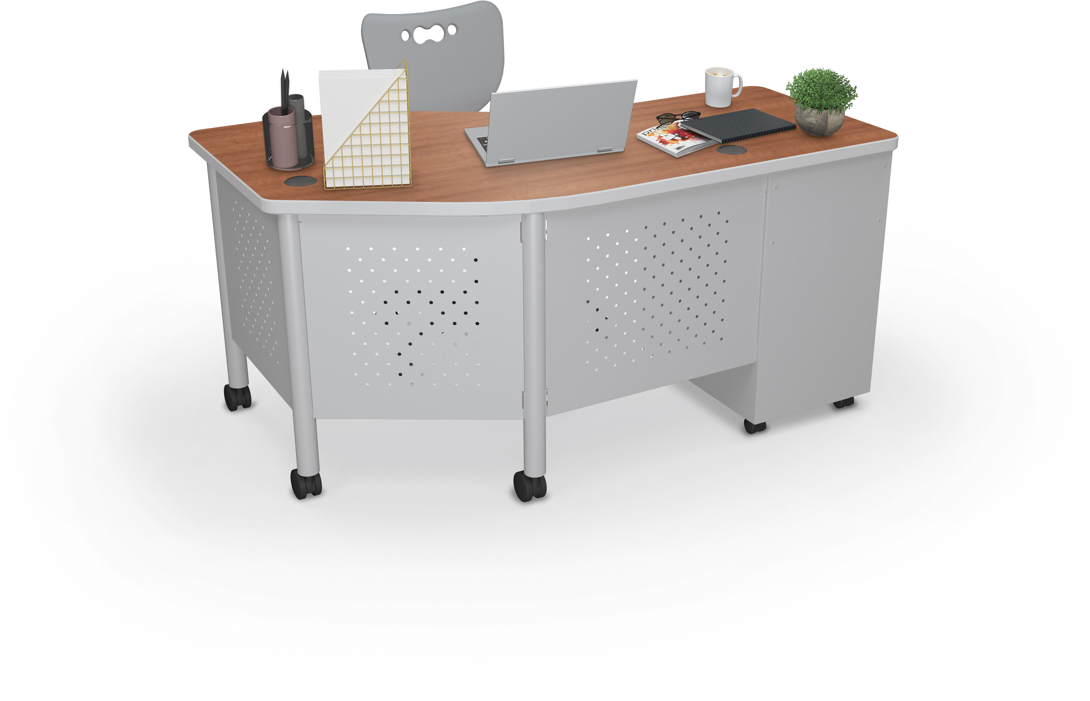 MooreCo Avid 60'' Rectangle Teacher Desk | Wayfair