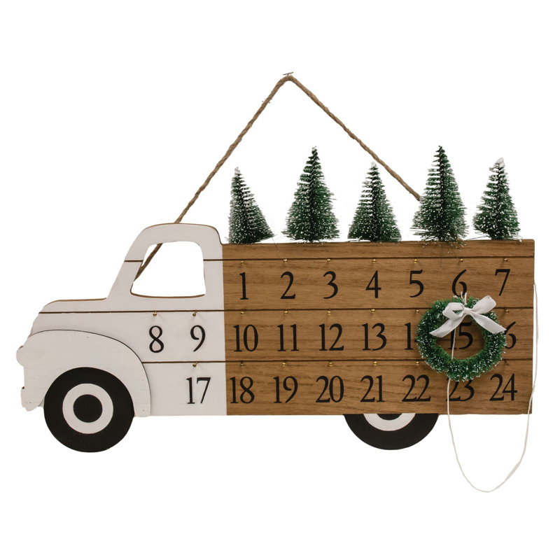 Support de calendrier de Noël Woodland