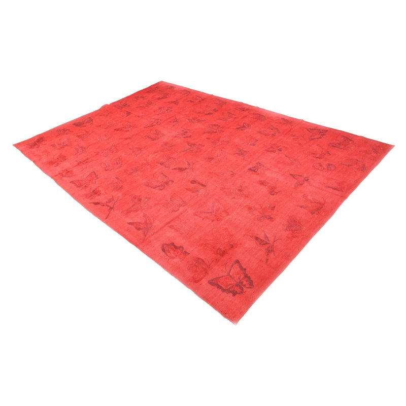 6x9 Parrish Red Rug