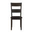 Ensemble de 2 chaises latérales à dossier en échelle