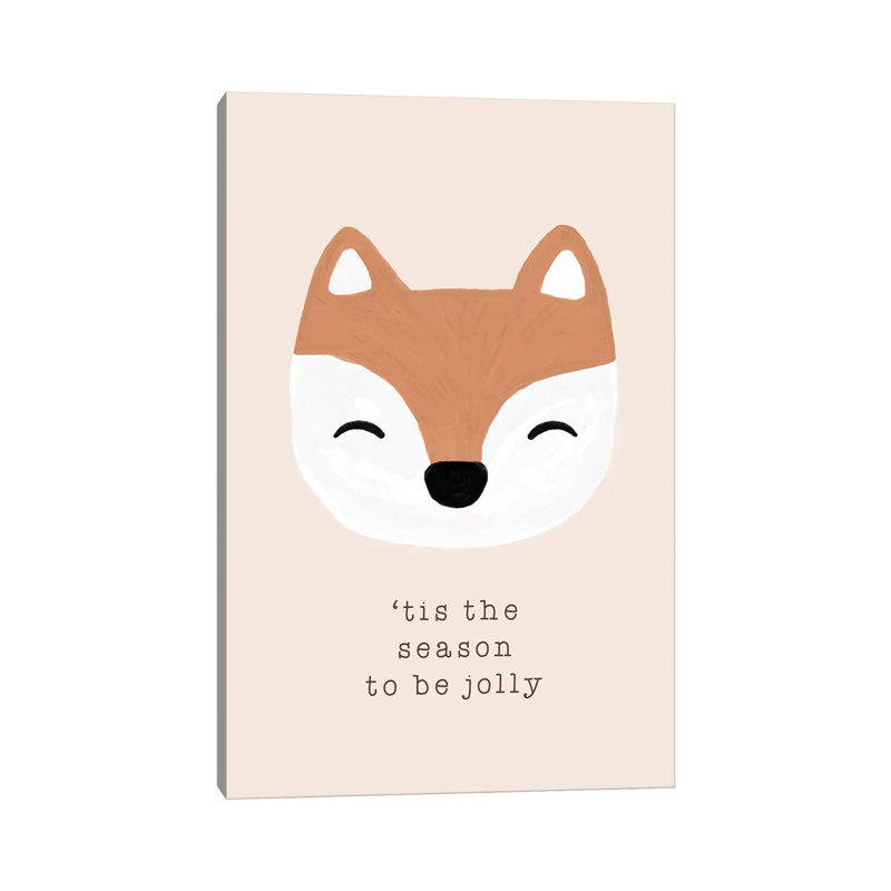 Tis The Season To Be Jolly - Wrapped Canvas Print, 30.48 cm H x 45.72 cm W