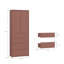 Alice Springs Tall Storage Cabinet with Push-to-Open Doors & 4 Drawers-127662743