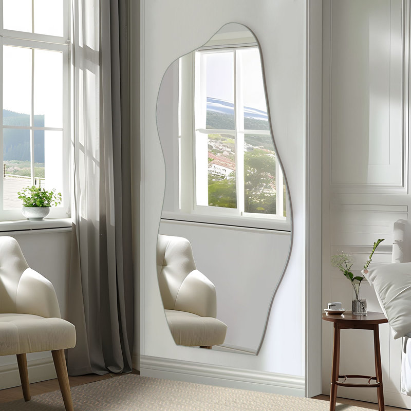 Asymmetrical Wall Mirror, 71" x 31"