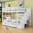 6 Drawers Full Over Full Bunk Bed With Storage Staircase-1287678934