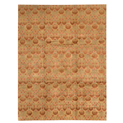 Tapis chameau noué à la main de haute qualité