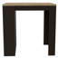 Table pour îlot de cuisine, deux pieds, trois tablettes latérales-240711233